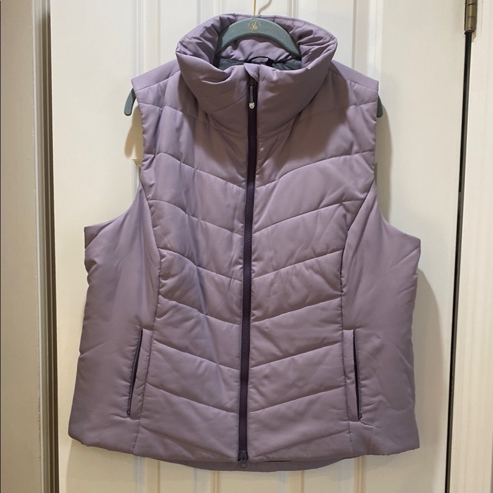 Women's Purple Puffer Vest